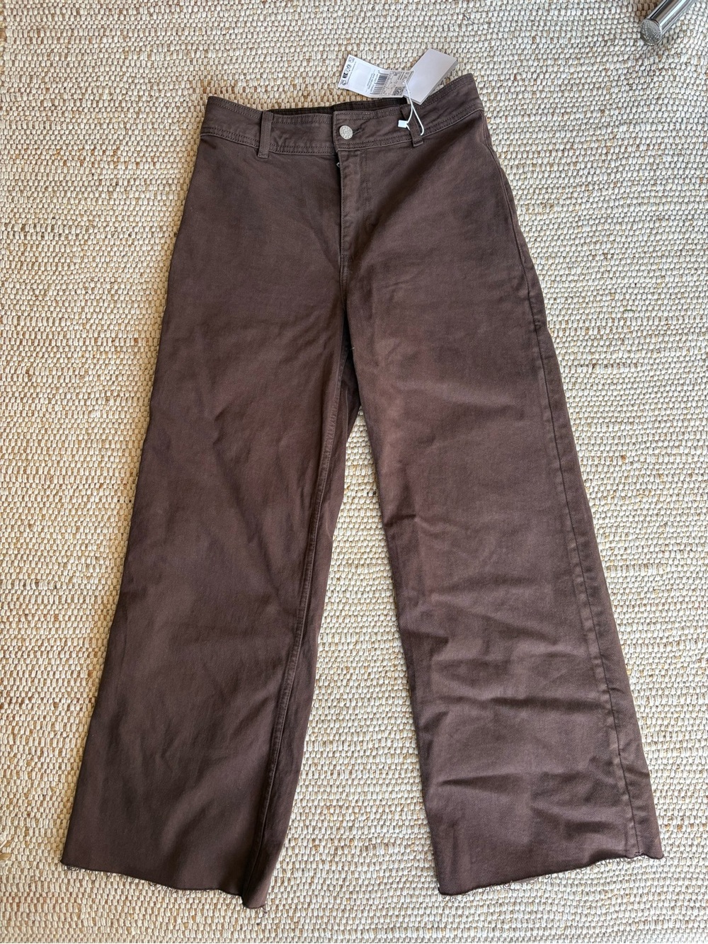 Mango Chocolate Brown Culotte Pants